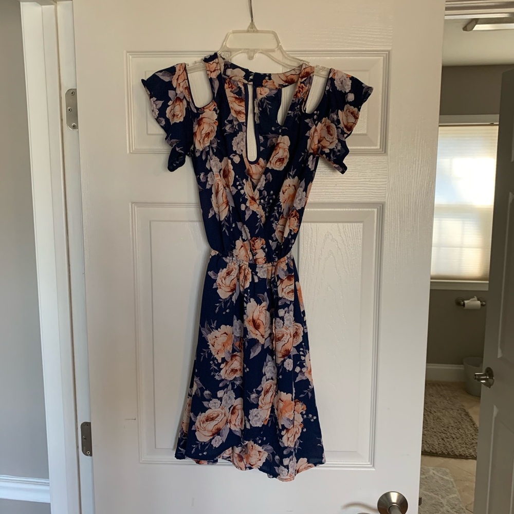 Cold shoulder dress